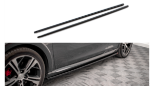 Lip Spoiler Peugeot 208 GTi I Side Skirts Gloss Black