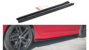 Lip Spoiler Peugeot 308 GT II Facelift Side Skirts Gloss Black