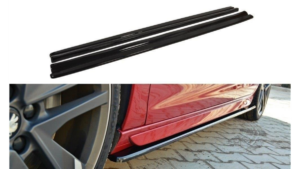 Lip Spoiler Peugeot 308 II GTI Side Skirts Gloss Black