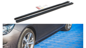 Lip Spoiler Peugeot 308 SW II Facelift Side Skirts Gloss Black