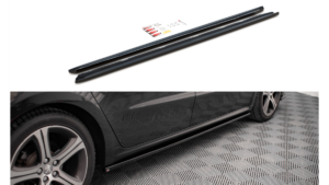 Lip Spoiler Peugeot 508 GT I Facelift Side Skirts Gloss Black