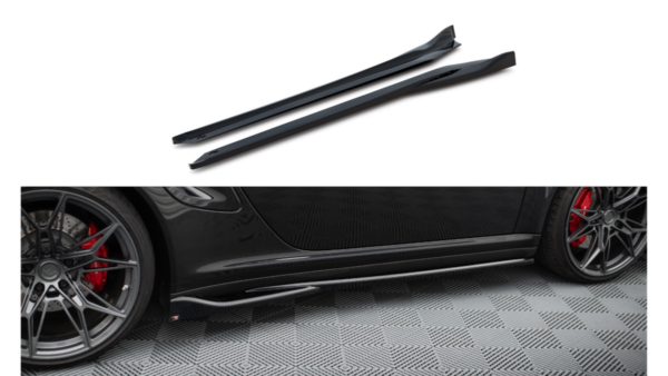 Lip Spoiler Porsche 911 Turbo 997 Side Skirts