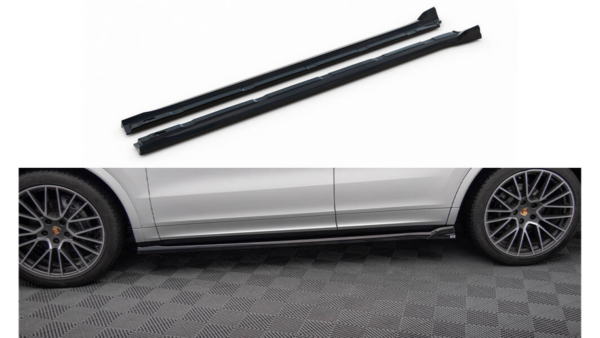 Lip Spoiler Porsche Cayenne III Side Skirts