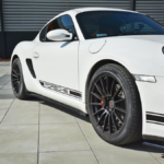 Lip Spoiler Porsche Cayman S 987C Side Skirts Gloss Black