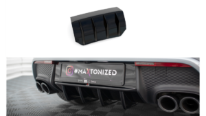 Lip Spoiler Porsche Macan I Facelift 2 Rear Valance Gloss Black