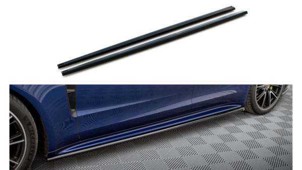 Lip Spoiler Porsche Panamera E-Hybrid 971 Facelift Side Skirts