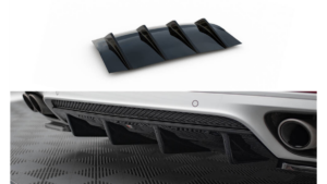Lip Spoiler Porsche Panamera GTS 971 Rear Valance Gloss Black
