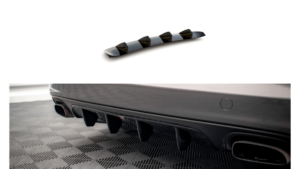 Lip Spoiler Porsche Panamera Panamera Diesel 970 Rear Valance Gloss Black