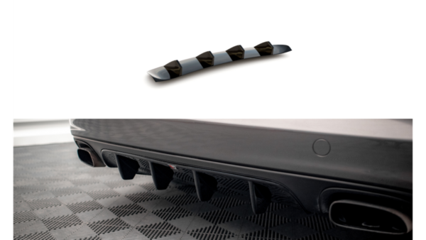 Lip Spoiler Porsche Panamera Panamera Diesel 970 Rear Valance Gloss Black