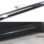 Lip Spoiler Porsche Panamera Turbo 970 Facelift Side Skirts v.2 Gloss Black