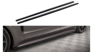 Lip Spoiler Porsche Panamera Turbo S E-Hybrid Panamera E-Hybrid Side Skirts Gloss Black