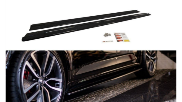 Lip Spoiler RENAULT TALISMAN Side Skirts Gloss Black