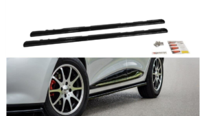 Lip Spoiler Renault Clio IV Side Skirts Gloss Black