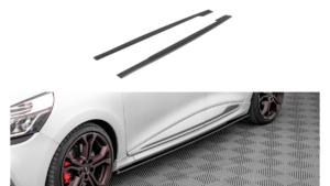 Lip Spoiler Renault Clio RS IV Side Skirts Street Pro Black