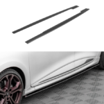 Renault Clio RS IV küljelaiendid Street Pro must-punane