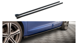 Lip Spoiler Renault Megane GT Line Grandtour III Facelift Side Skirts Gloss Black