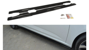Lip Spoiler Renault Megane IV Side Skirts Gloss Black