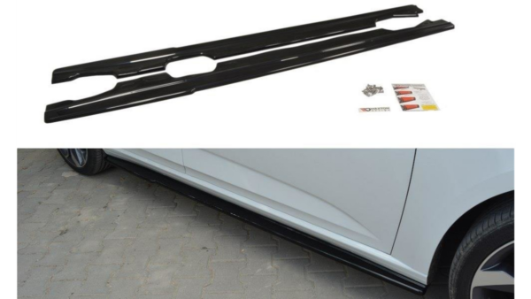 Lip Spoiler Renault Megane IV Side Skirts Gloss Black