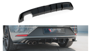 Lip Spoiler SEAT Leon III FR Facelift Rear Valance Gloss Black