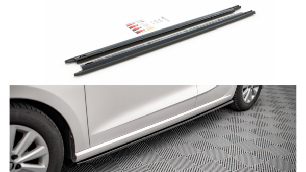Lip Spoiler Seat Ibiza FR Standard V Side Skirts v.1 Gloss Black
