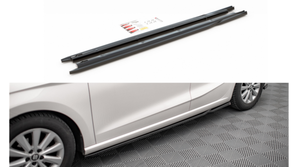 Lip Spoiler Seat Ibiza FR Standard V Side Skirts v.2 Gloss Black