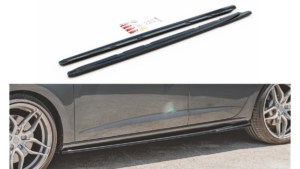 Lip Spoiler Seat Leon Cupra FR III Facelift Side Skirts v.5 Gloss Black