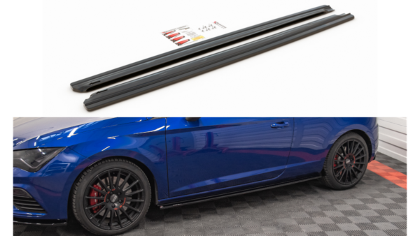 Diffuser Seat Leon Cupra/FR SC III / III Facelift Side Skirts Gloss Black