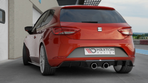 Lip Spoiler Seat Leon Cupra III Facelift Rear Valance v.2 Gloss Black