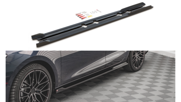 Lip Spoiler Seat Leon FR IV Cupra Leon Side Skirts v.2 Gloss Black