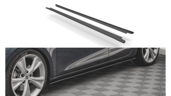pol_pl_Dokladka-Seat-Leon-FR-IV-Progi-Street-Pro-Black-274394_4.png Lip Spoiler Seat Leon FR IV Side Skirts Street Pro Black