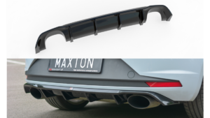 Lip Spoiler Seat Leon III Cupra Rear Valance Gloss Black
