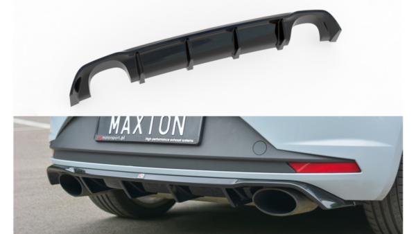 pol_pl_Dokladka-Seat-Leon-III-Cupra-Zderzak-Tyl-Gloss-Black-273531_9.png Lip Spoiler Seat Leon III Cupra Rear Valance Gloss Black
