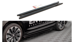 Lip Spoiler Skoda Enyaq iV Side Skirts Gloss Black
