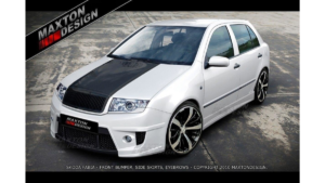 Lip Spoiler Skoda Fabia I Side Skirts Demonic Not primed