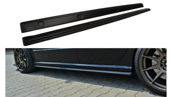 Lip Spoiler Skoda Fabia I RS Side Skirts Gloss Black