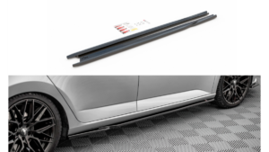 Lip Spoiler Skoda Fabia III Side Skirts Gloss Black