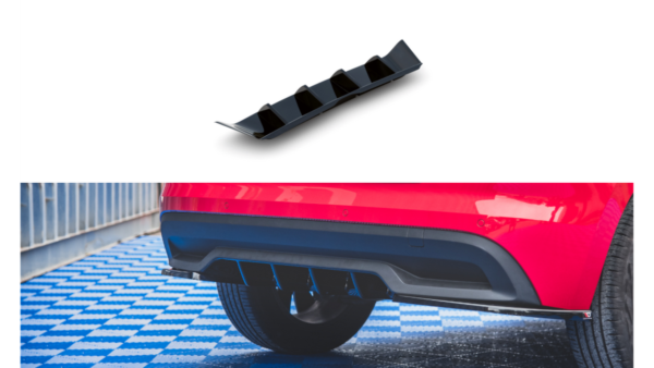 Lip Spoiler Skoda Kamiq Rear Valance Gloss Black