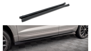 Lip Spoiler Skoda Karoq I Facelift Sportline Side Skirts Gloss Black