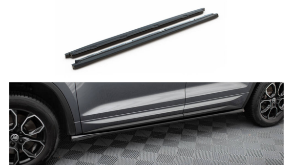 Lip Spoiler Skoda Kodiaq I Facelift Sportline Side Skirts