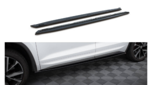 Lip Spoiler Skoda Kodiaq I Sportline RS Side Skirts Gloss Black