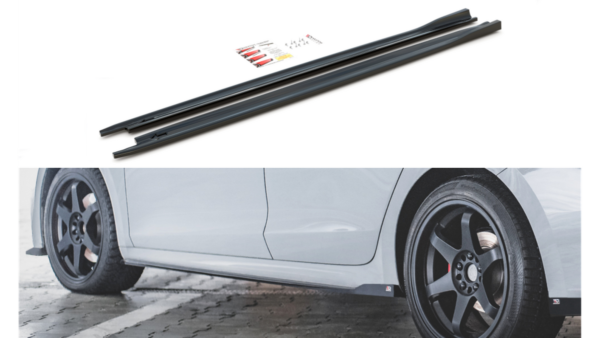 Lip Spoiler Skoda Octavia IV RS Side Skirts v.3 Gloss Black