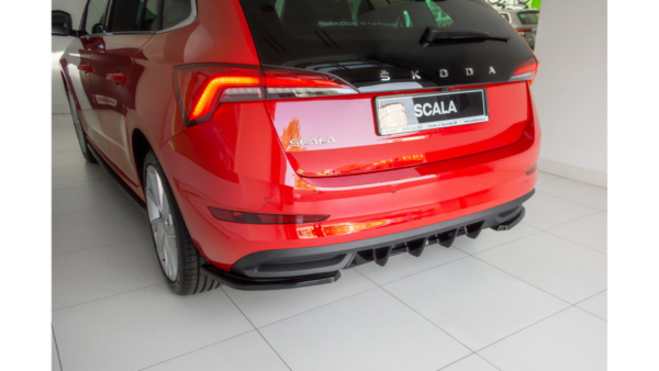 Lip Spoiler Skoda Scala Rear Valance Gloss Black