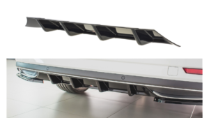 Lip Spoiler Skoda Superb III Facelift Rear Gloss Black