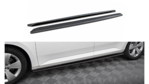 Lip Spoiler Skoda Superb III Side Skirts Gloss Black