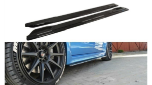 Lip Spoiler Subaru Impreza III WRX STI Side Skirts Gloss Black