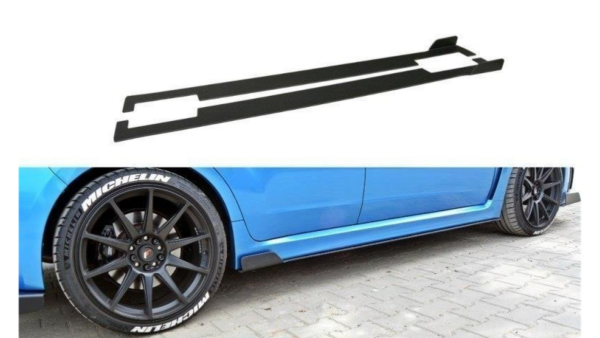 Lip Spoiler Subaru Impreza III WRX STI Side Skirts Racing