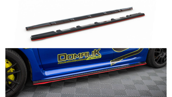 pol_pl_Dokladka-Subaru-WRX-STI-Progi-v-2-Gloss-Black-Red-273332_6.png Lip Spoiler Subaru WRX STI Side Skirts v.2 Gloss Black + Red