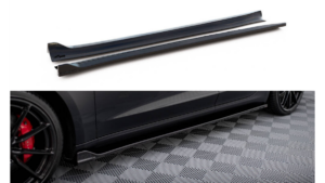 Lip Spoiler Tesla Model 3 Side Skirts v.2 Gloss Black