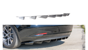Lip Spoiler Tesla Model 3 Rear Gloss Black