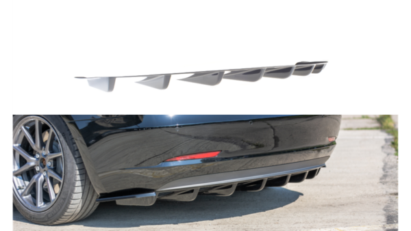 Lip Spoiler Tesla Model 3 Rear Gloss Black